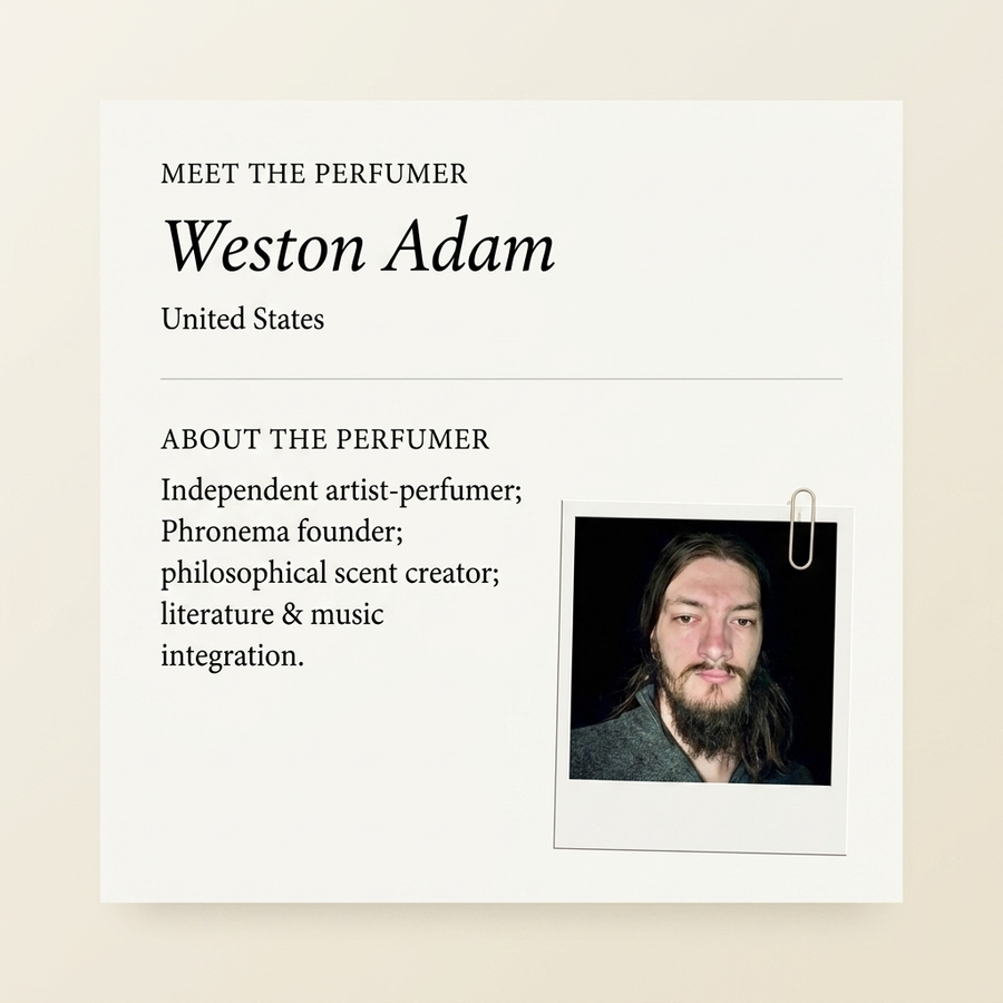 Weston Adam perfumer profile