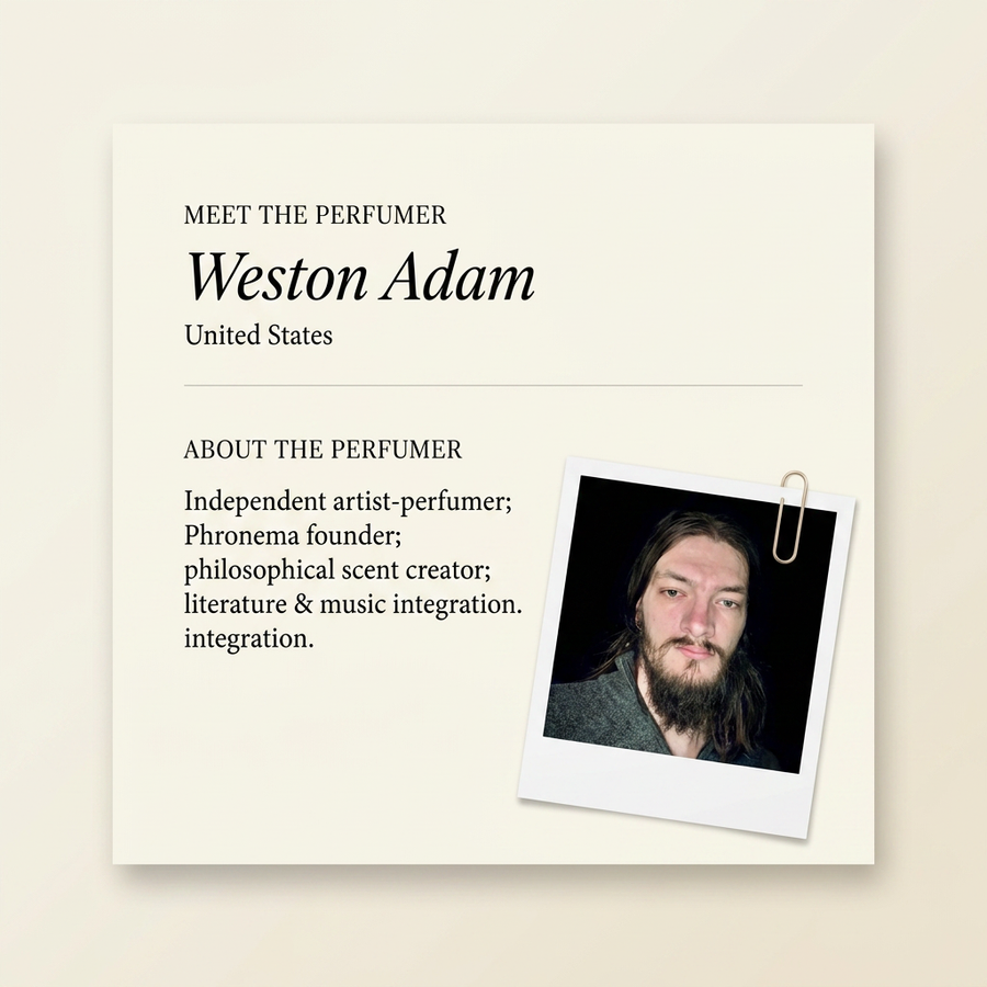 Weston Adam perfumer profile