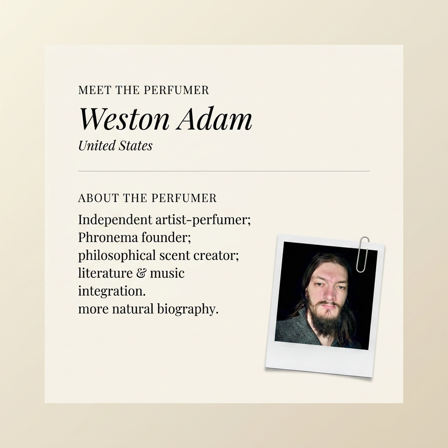 Weston Adam perfumer profile