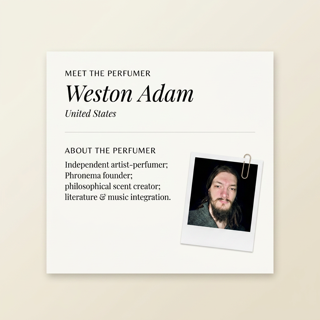 Weston Adam perfumer profile