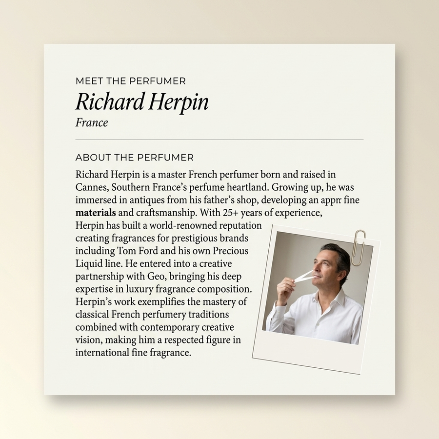 Richard Herpin perfumer profile