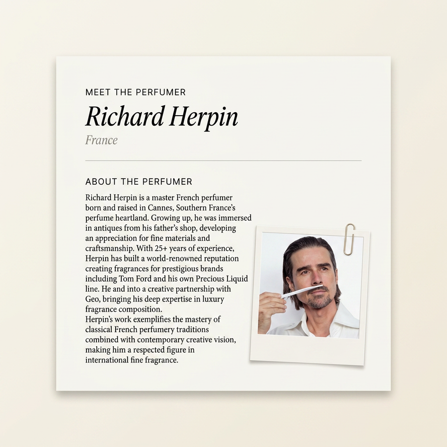 Richard Herpin perfumer profile