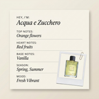 Profumum Roma Acqua e Zucchero fragrance profile card
