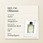 Profumum Roma Olibanum fragrance profile card
