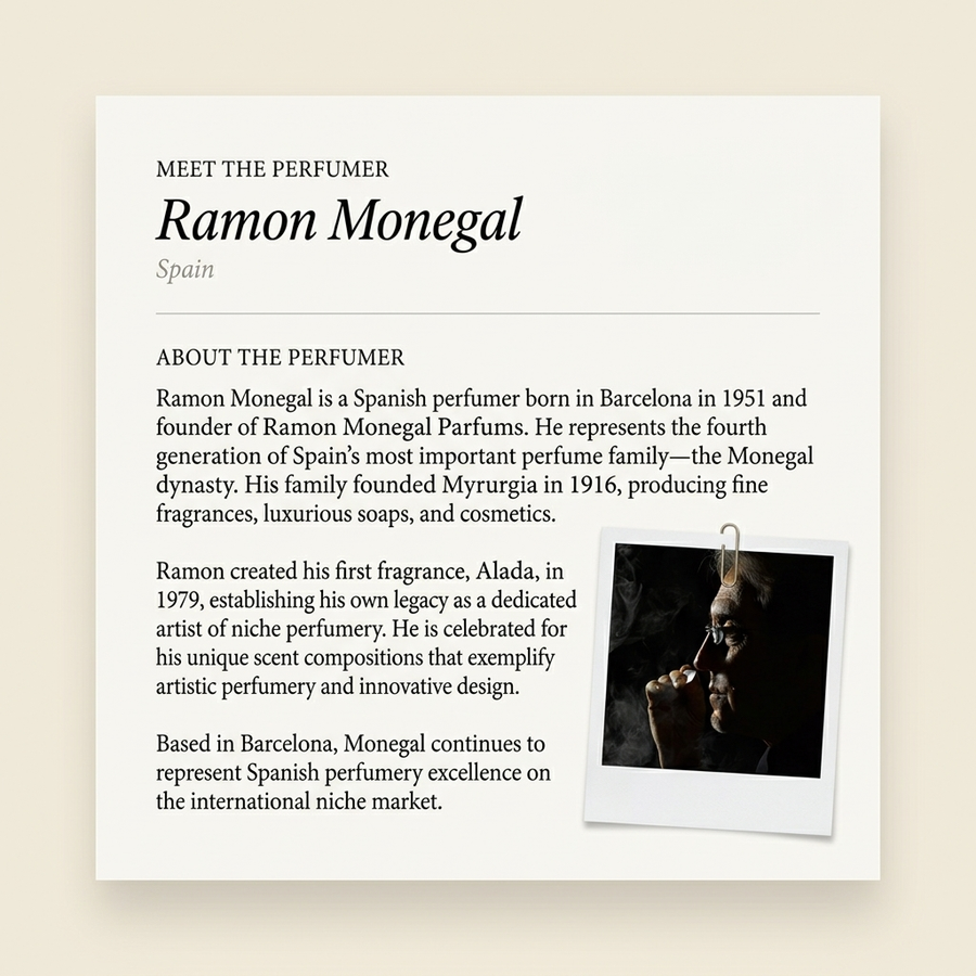 Ramon Monegal perfumer profile