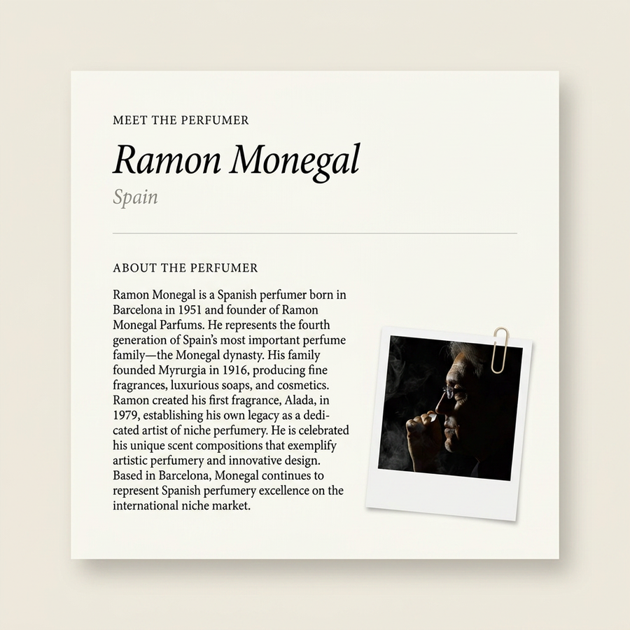 Ramon Monegal perfumer profile