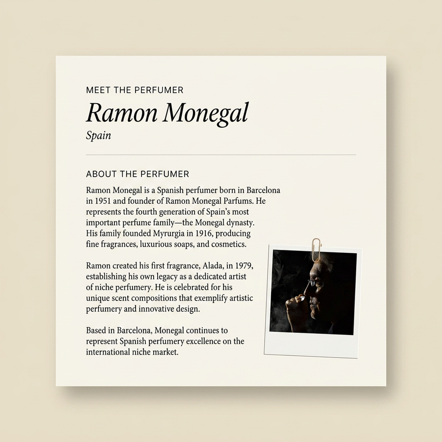 Ramon Monegal perfumer profile
