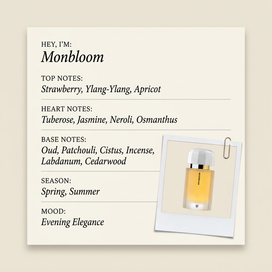 Ramon Monegal Monbloom fragrance profile card