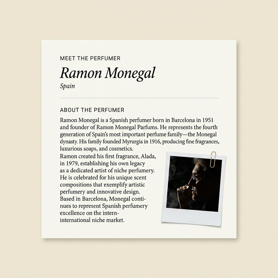 Ramon Monegal perfumer profile