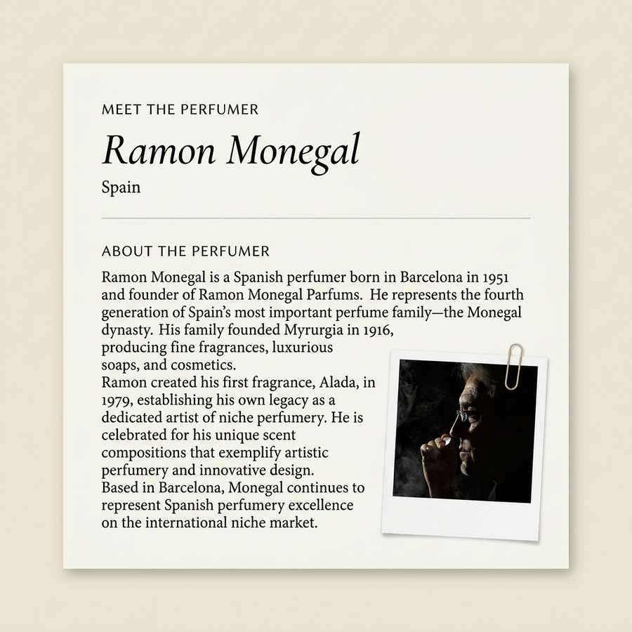 Ramon Monegal perfumer profile