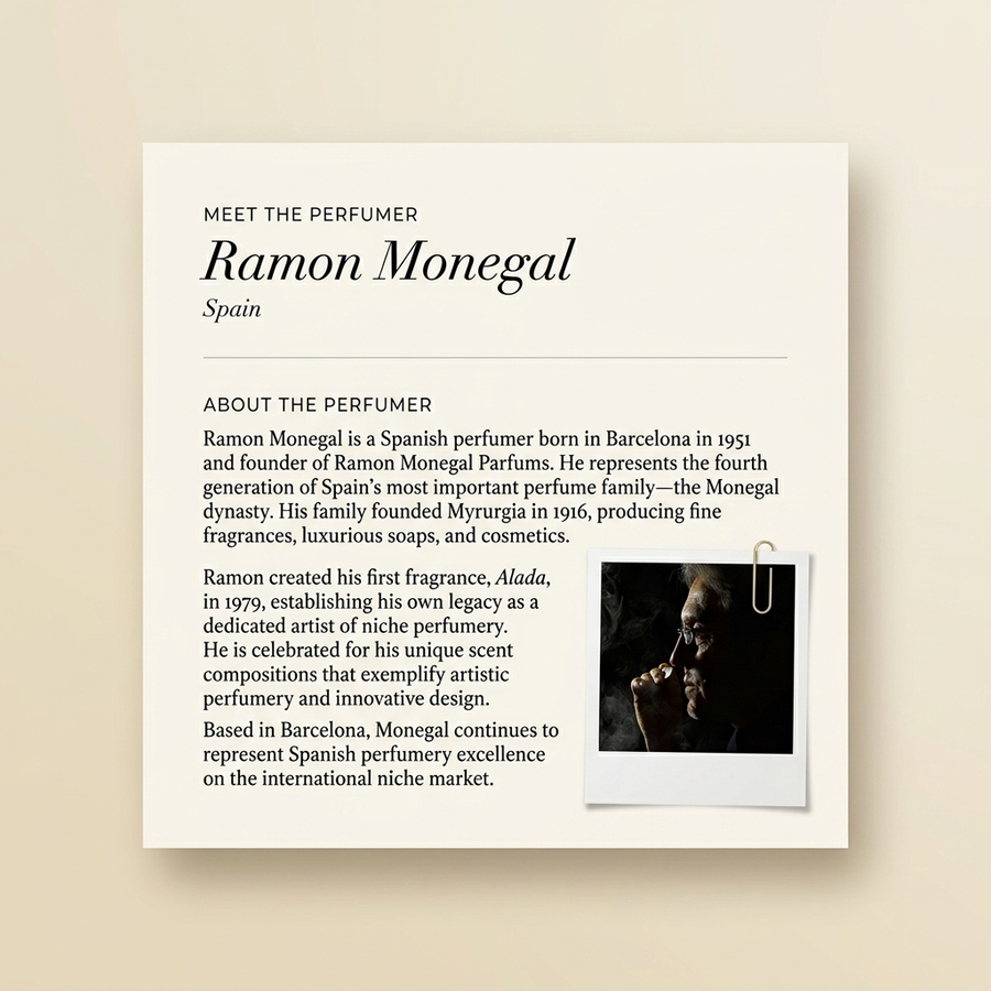 Ramon Monegal perfumer profile