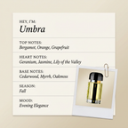 Ramon Monegal Umbra fragrance profile card