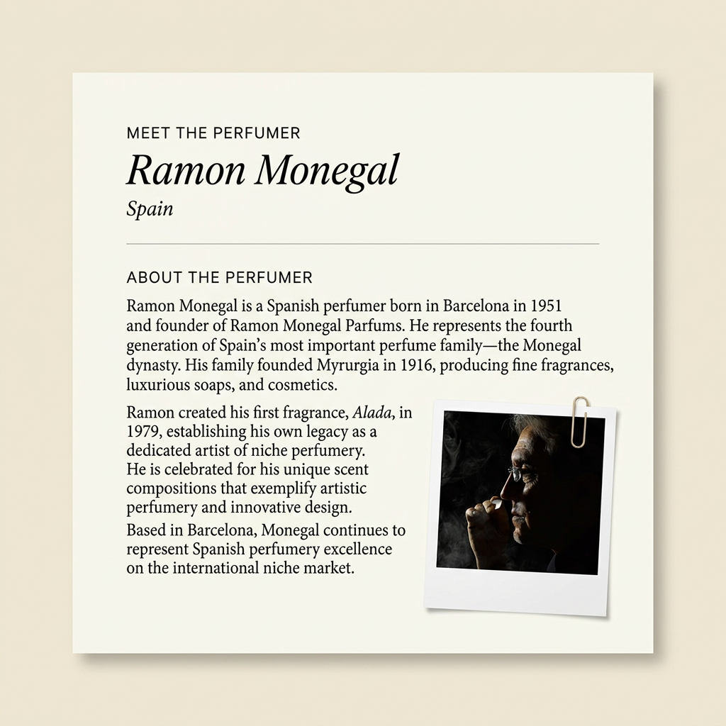 Ramon Monegal perfumer profile