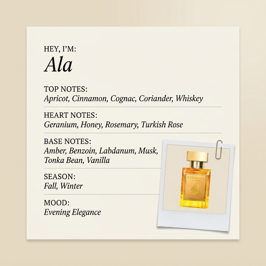 Régalien Ala fragrance profile card