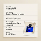 Room 1015 Wavechild fragrance profile card
