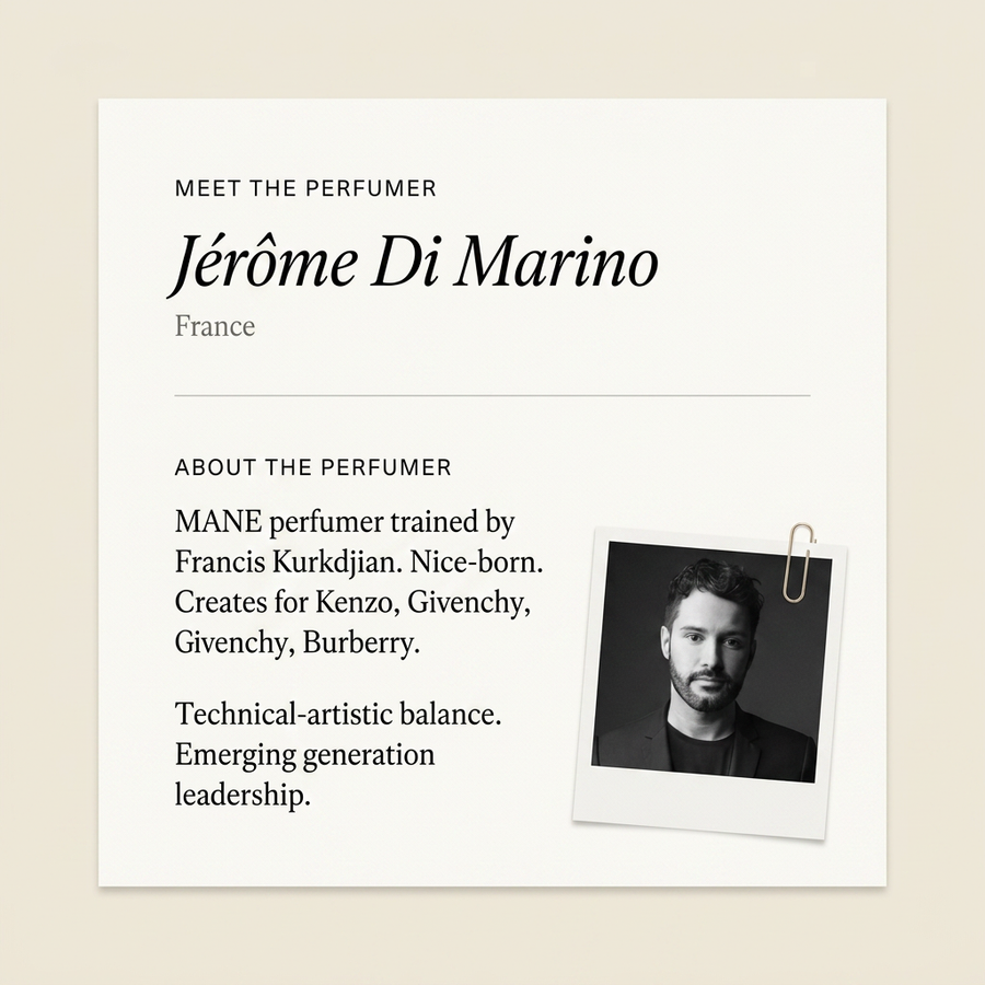 Jérôme Di Marino perfumer profile