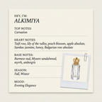Royal Crown ALKIMIYA fragrance profile card