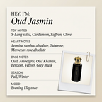 Royal Crown Oud Jasmin fragrance profile card