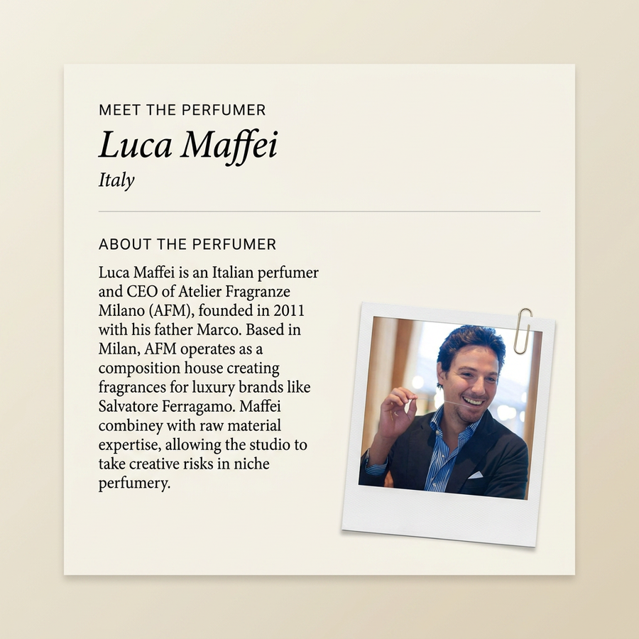 Luca Maffei perfumer profile