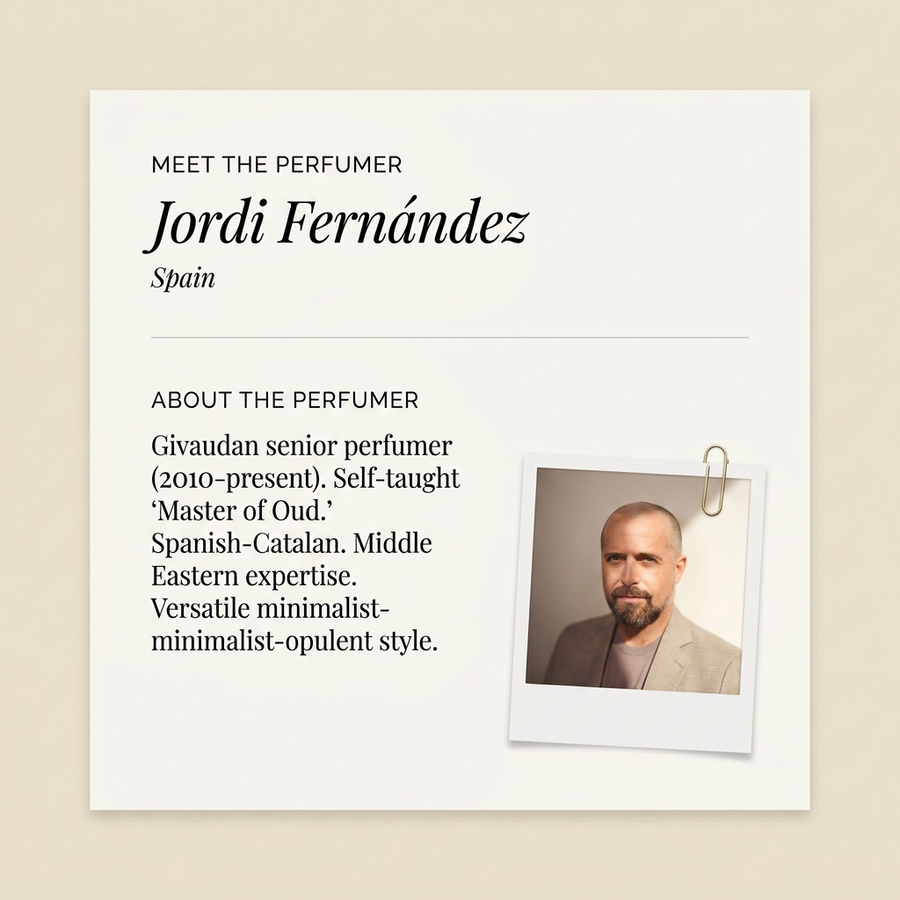Jordi Fernández perfumer profile