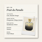 Sasva Parfums Fruit du Paradis fragrance profile card