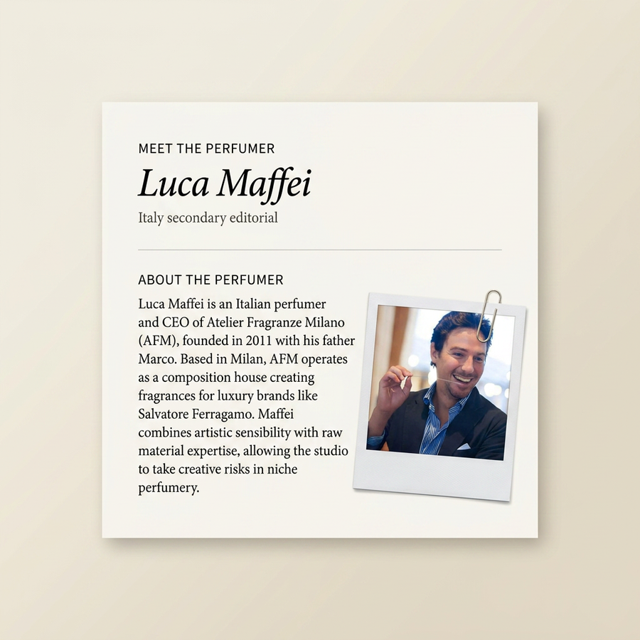 Luca Maffei perfumer profile