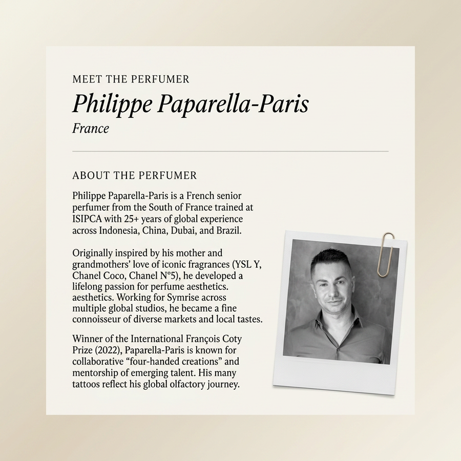 Philippe Paparella-Paris perfumer profile