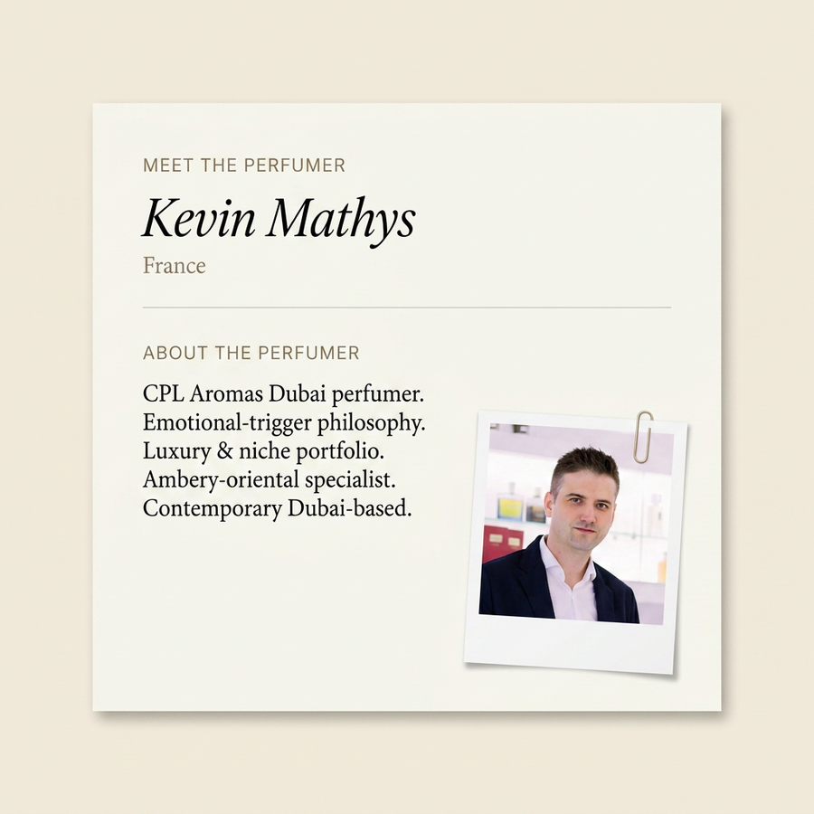 Kevin Mathys perfumer profile