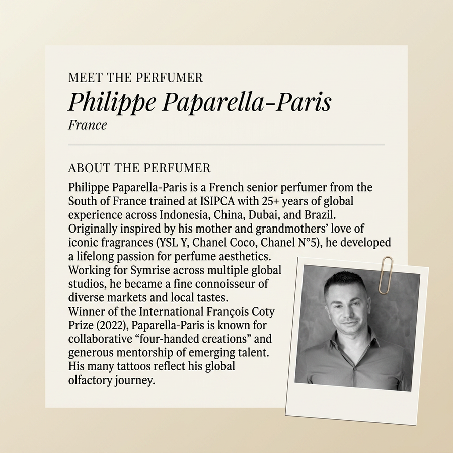 Philippe Paparella-Paris perfumer profile