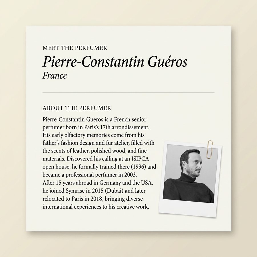 Pierre-Constantin Guéros perfumer profile