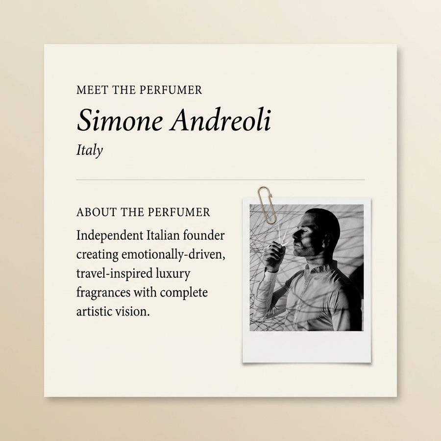Simone Andreoli perfumer profile