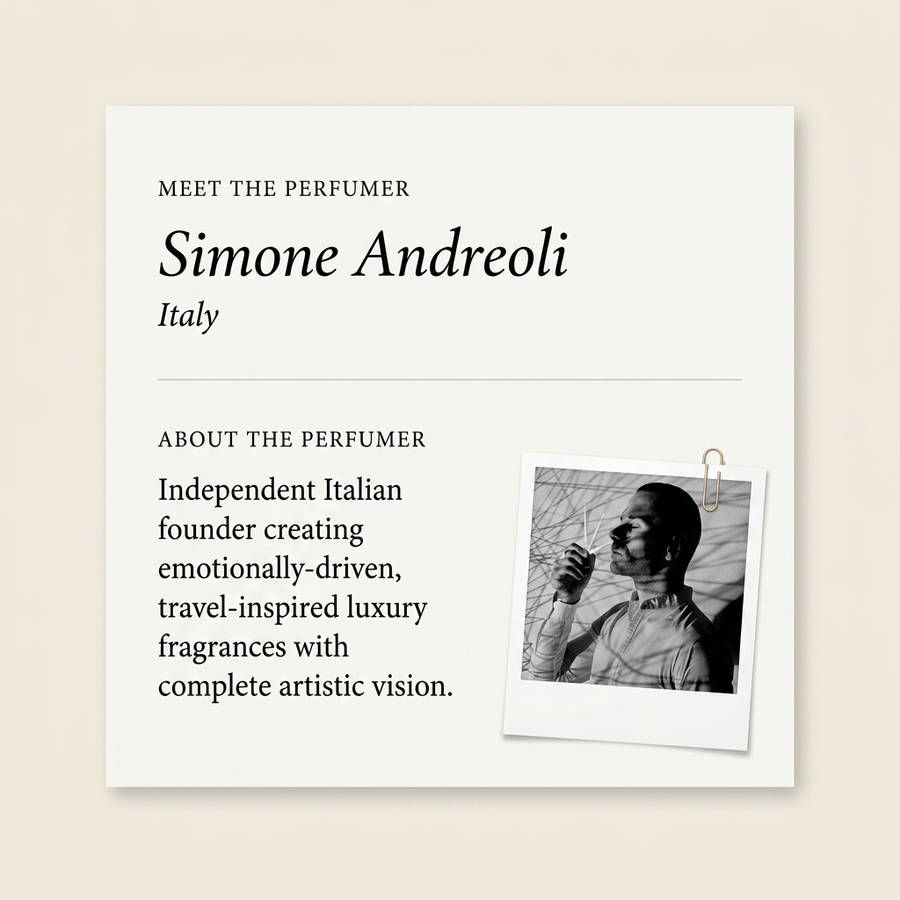 Simone Andreoli perfumer profile