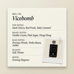Simone Andreoli Vicebomb fragrance profile card