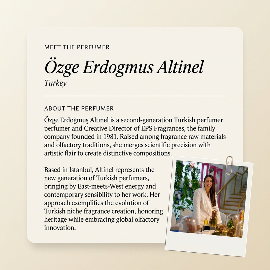 Özge Erdogmus Altinel perfumer profile