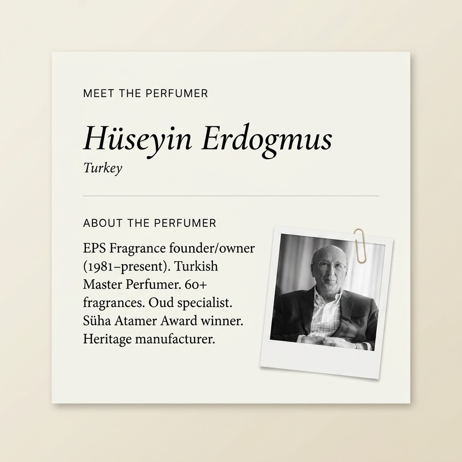 Hüseyin Erdogmus perfumer profile
