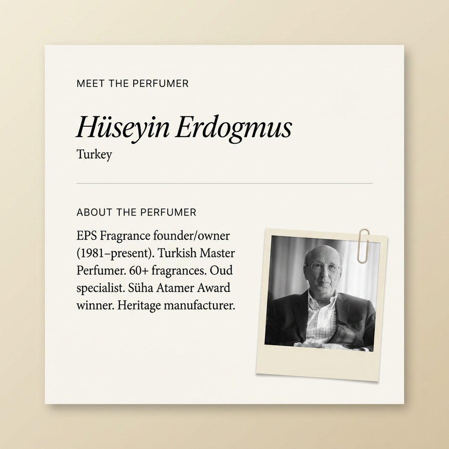 Hüseyin Erdogmus perfumer profile