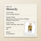 Soleil De Grace Monarchy fragrance profile card