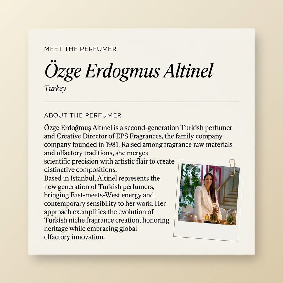 Özge Erdogmus Altinel perfumer profile