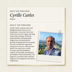 Cyrille Carles perfumer profile