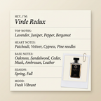 Soma Parfums Virde Redux fragrance profile card