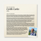 Cyrille Carles perfumer profile