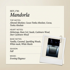 SORA DORA Mandorla fragrance profile card