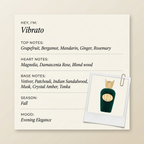 Sospiro Vibrato fragrance profile card