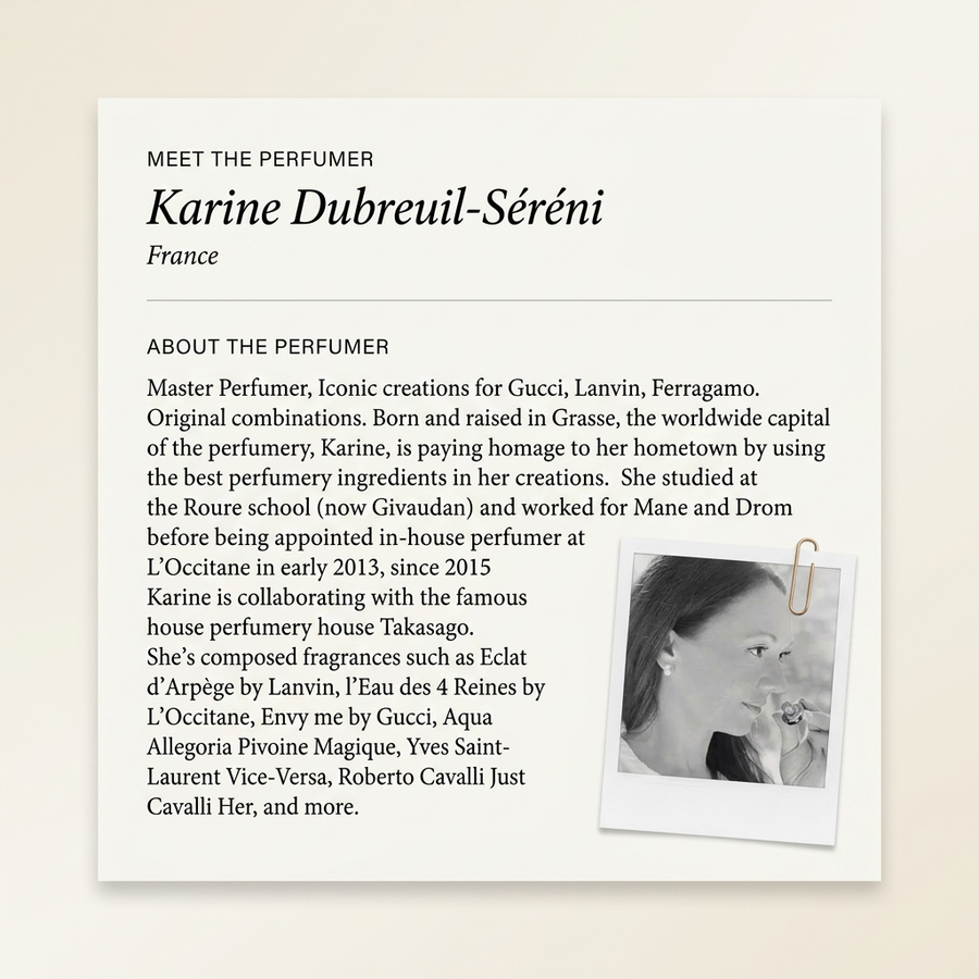 Karine Dubreuil-Séréni perfumer profile