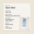 State Of Mind Open Mind fragrance profile card