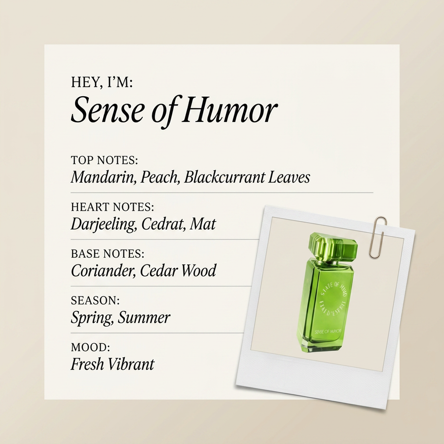 State Of Mind Sense of Humor fragrance profile card