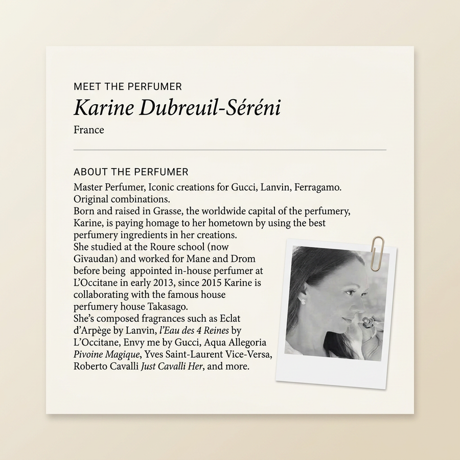 Karine Dubreuil-Séréni perfumer profile