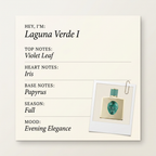 Storie Veneziane by Valmont Laguna Verde I fragrance profile card