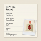 Storie Veneziane by Valmont Rosso I fragrance profile card