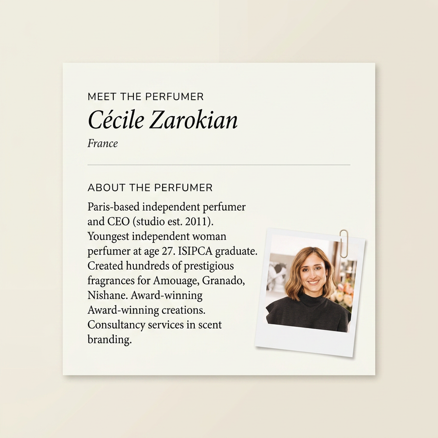 Cécile Zarokian perfumer profile